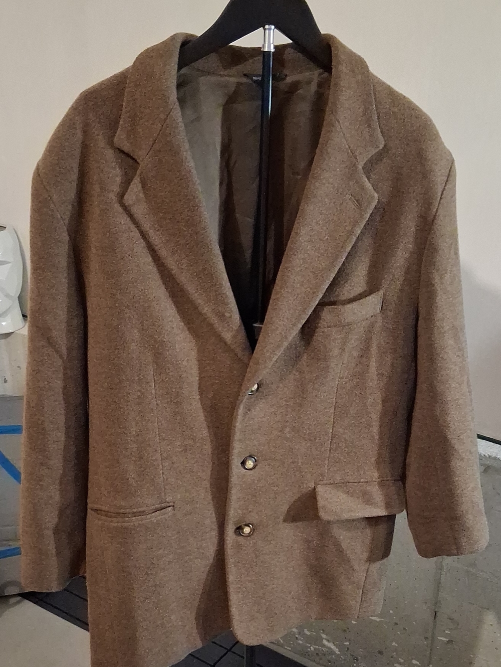 Vintage GAP Mens Brown Wool Blend Blazer